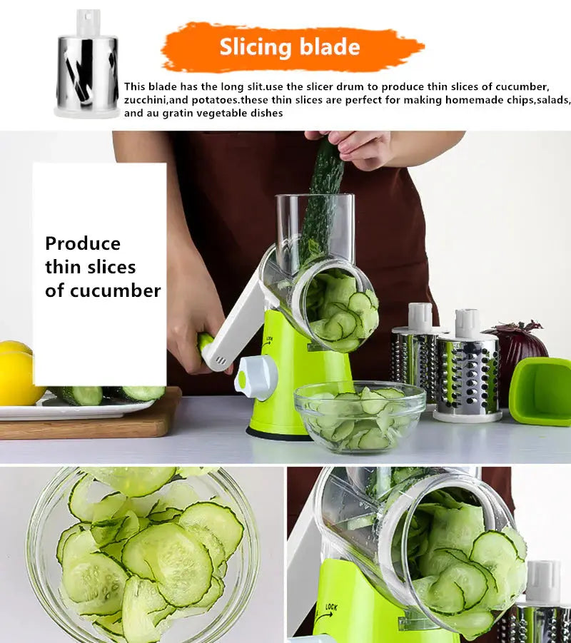 Multifunctional 3 in 1 Vegetable Cutter Zyberstore